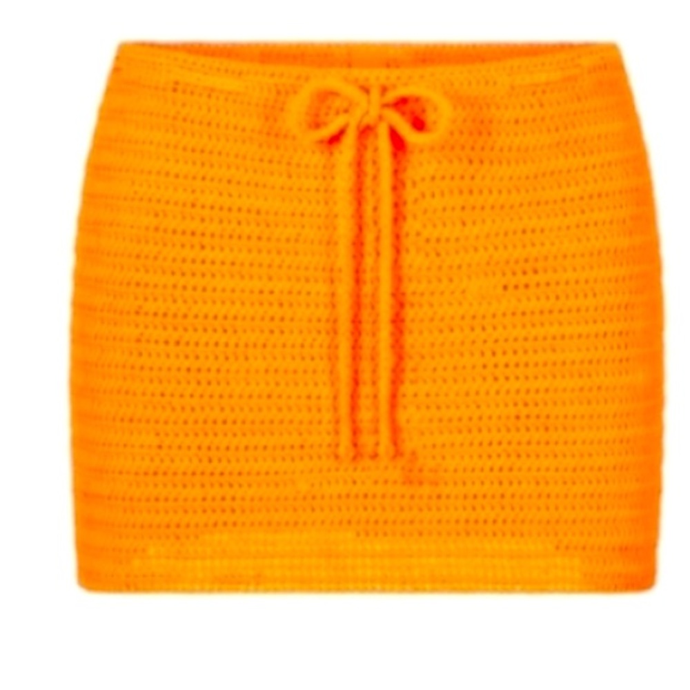 Skims Swim Crochet Mini Skirt Cover Up NWT. Size 4x